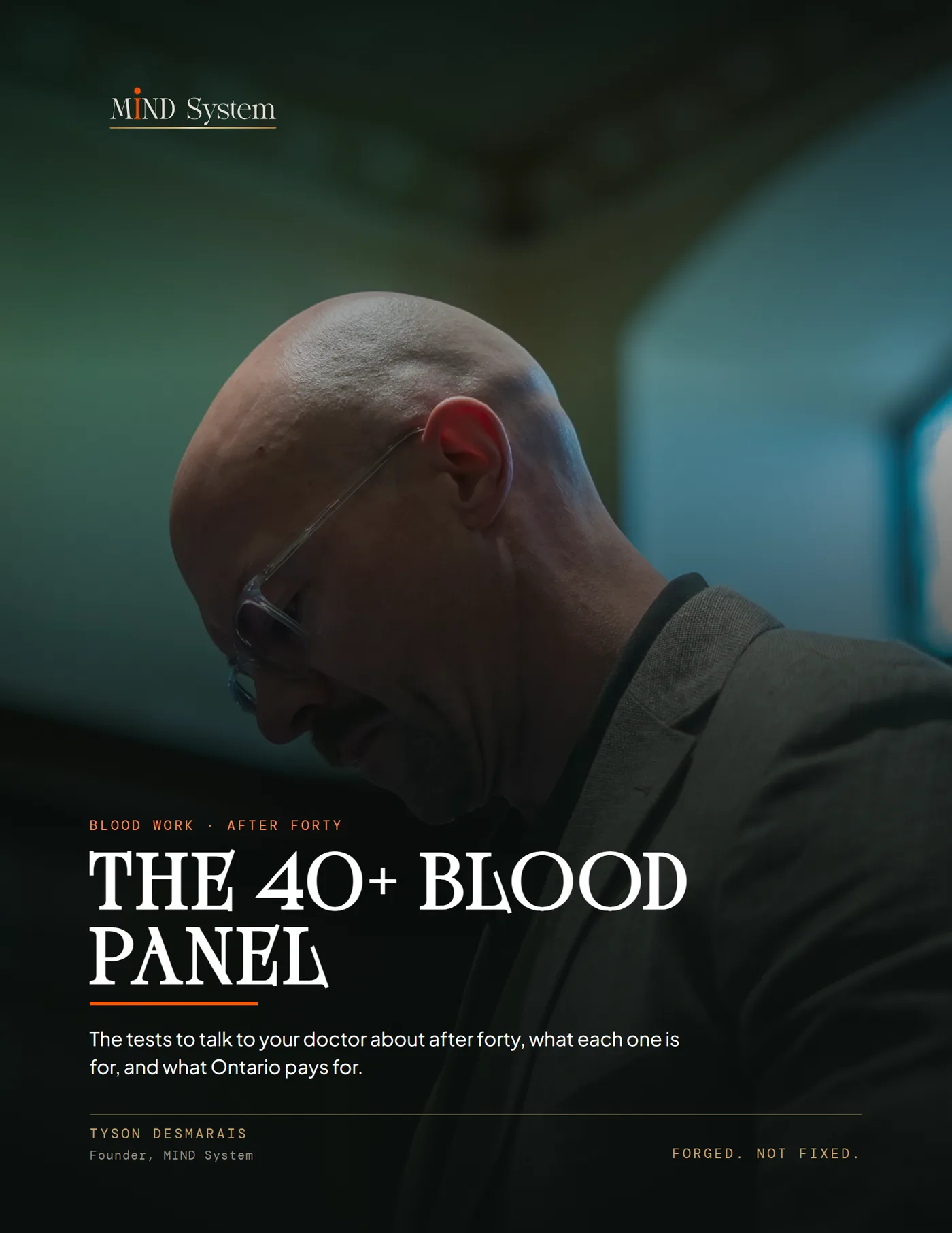 The cover of The 40+ Blood Panel